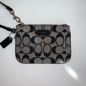 Mini Coach Wristlet